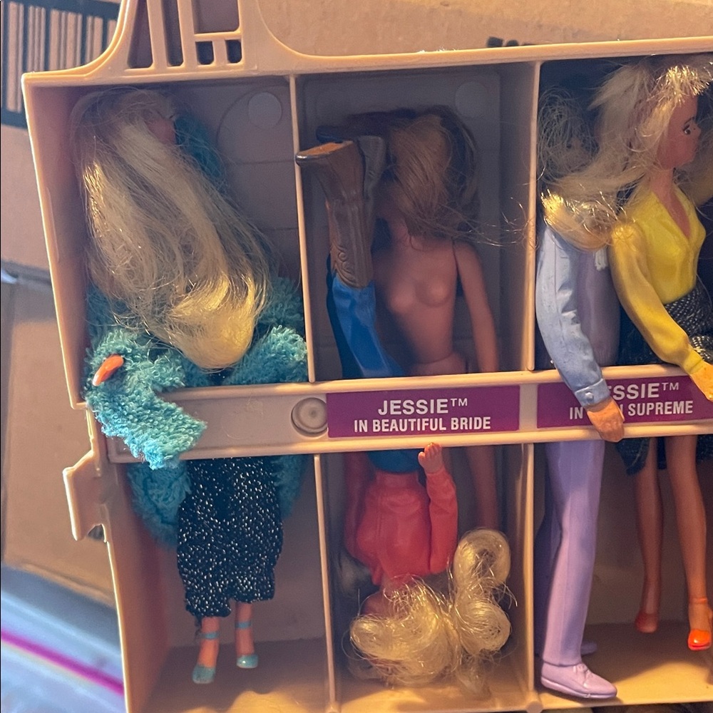 Kenner Glamour Gals Showplace Case Vintage lot mini dolls - Picture 8 of 16